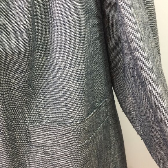 Fairfax & Kent Women's Suit Coat Blazer Gray Heather Button Pockets Work Size 18 - Picture 4 of 10